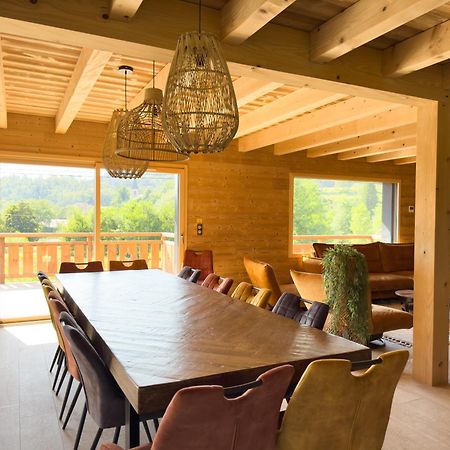 Chalet L'Oseraie, Location Touristique Spa 4 Etoiles Au Coeur Des Vosges Le Saulcy Eksteriør bilde