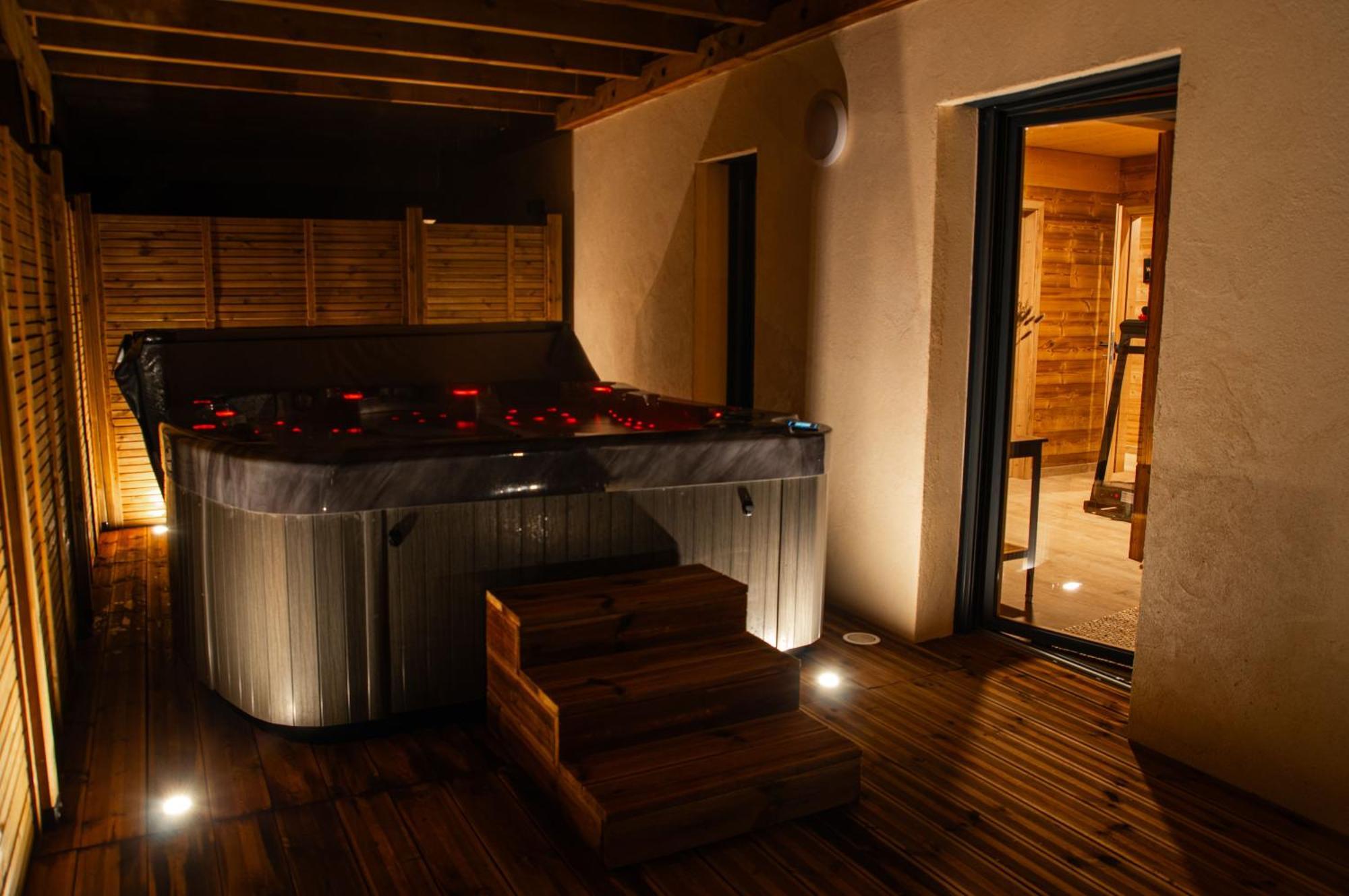 Chalet L'Oseraie, Location Touristique Spa 4 Etoiles Au Coeur Des Vosges Le Saulcy Eksteriør bilde