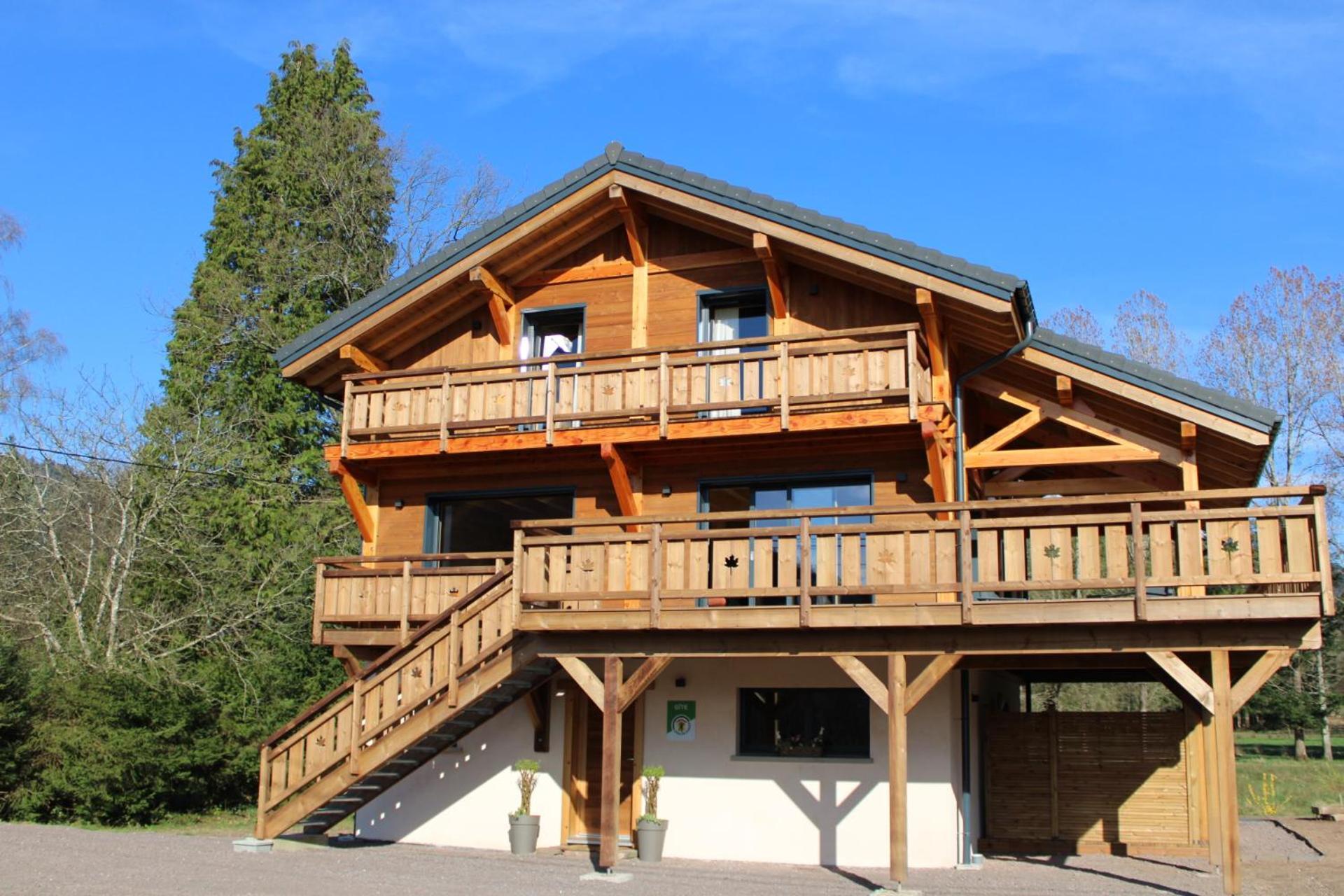 Chalet L'Oseraie, Location Touristique Spa 4 Etoiles Au Coeur Des Vosges Le Saulcy Eksteriør bilde