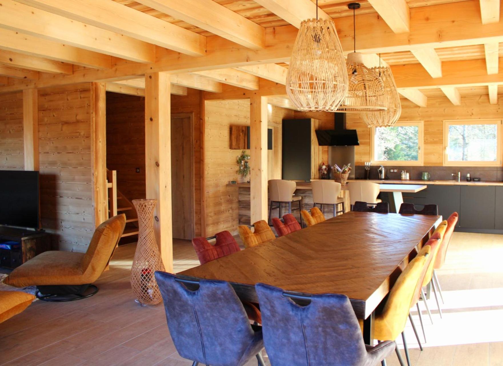 Chalet L'Oseraie, Location Touristique Spa 4 Etoiles Au Coeur Des Vosges Le Saulcy Eksteriør bilde