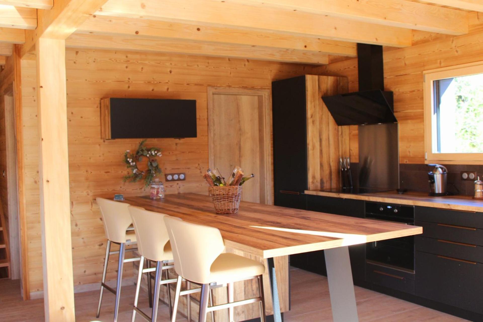 Chalet L'Oseraie, Location Touristique Spa 4 Etoiles Au Coeur Des Vosges Le Saulcy Eksteriør bilde