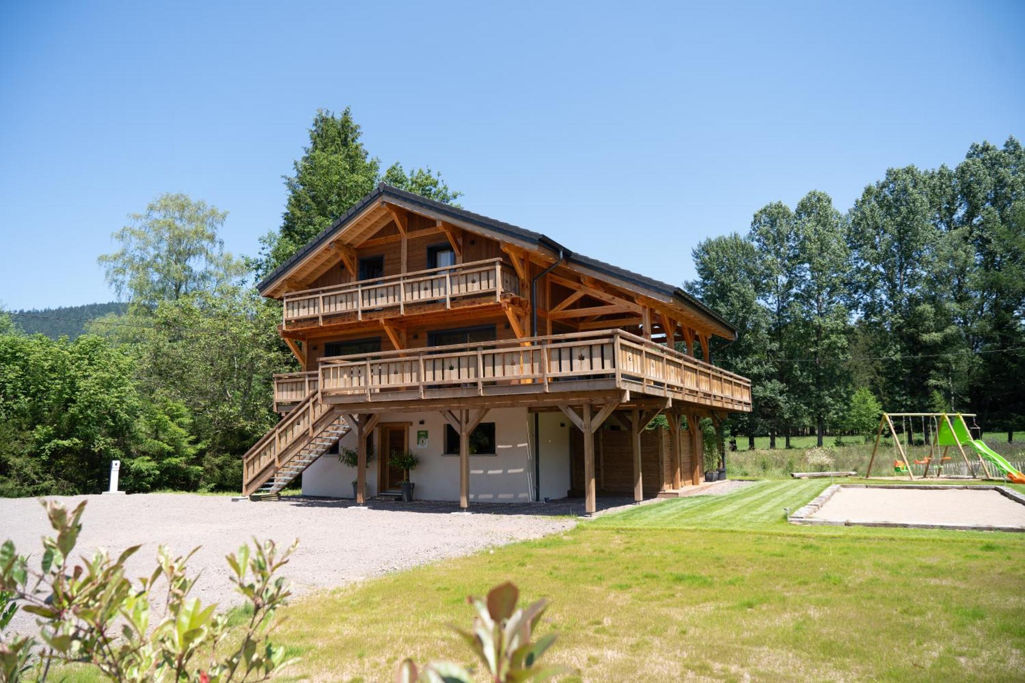 Chalet L'Oseraie, Location Touristique Spa 4 Etoiles Au Coeur Des Vosges Le Saulcy Eksteriør bilde