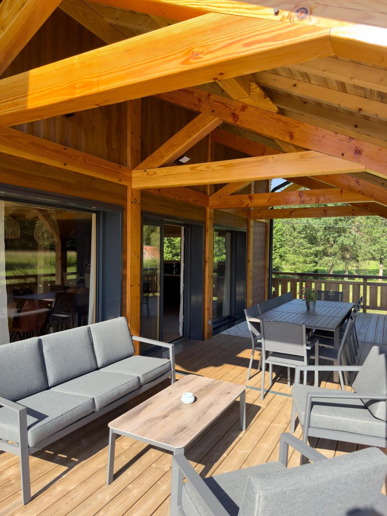 Chalet L'Oseraie, Location Touristique Spa 4 Etoiles Au Coeur Des Vosges Le Saulcy Eksteriør bilde