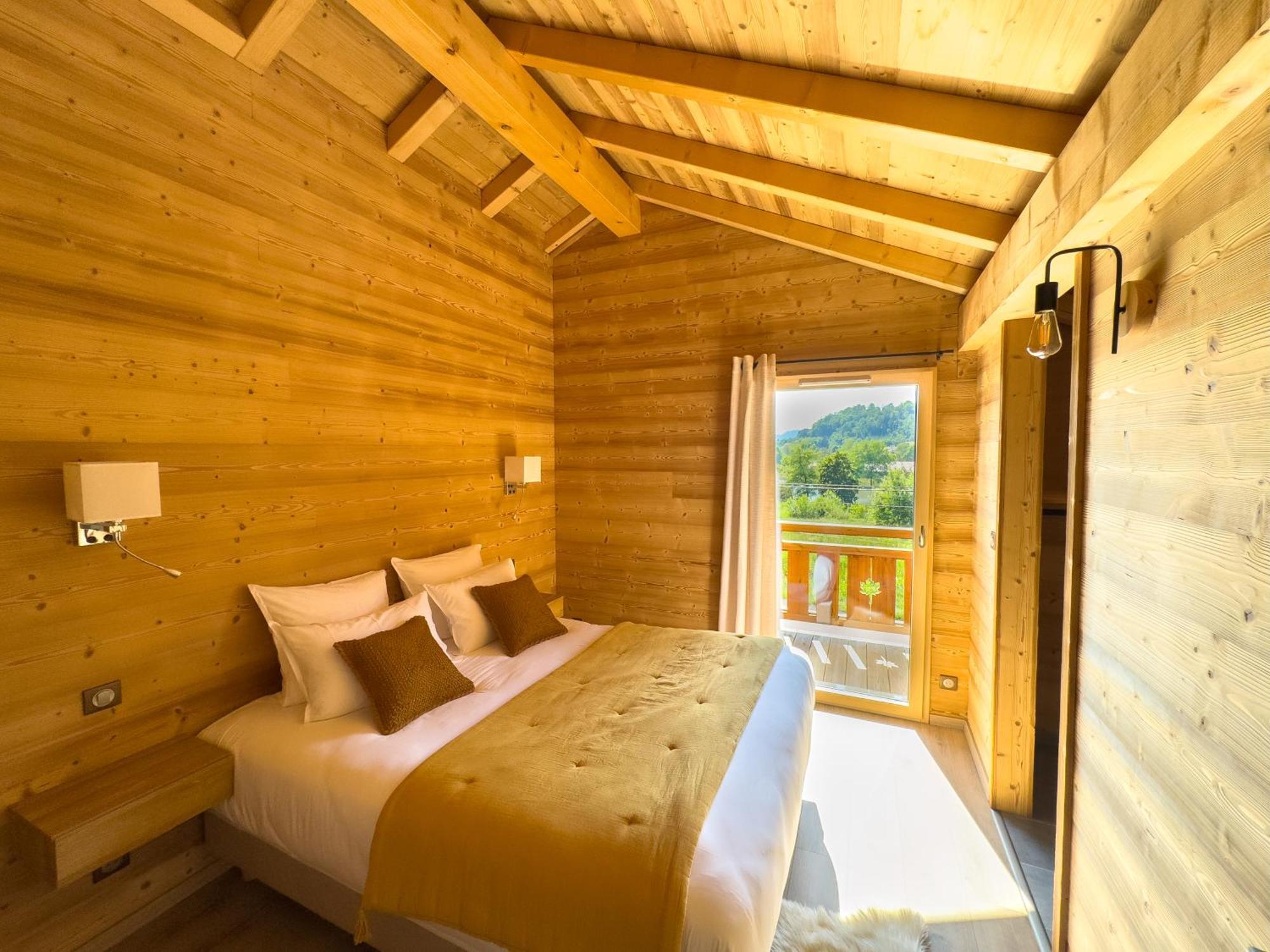 Chalet L'Oseraie, Location Touristique Spa 4 Etoiles Au Coeur Des Vosges Le Saulcy Eksteriør bilde